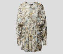 Minikleid mit Allover-Muster