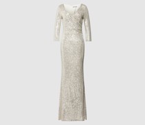Abendkleid mit Paillettenbesatz