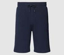 Straight Fit Shorts mit elastischem Bund