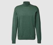 Rollkragenpullover mit Label-Detail Modell 'GLAAN'