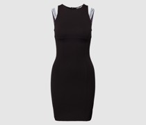 Minikleid mit Logo-Stitching Modell