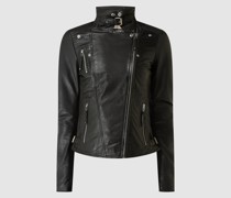 Lederjacke im Biker-Look Modell 'Princess'