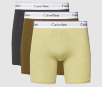 Boxershorts mit Strukturmuster im 3er-Pack