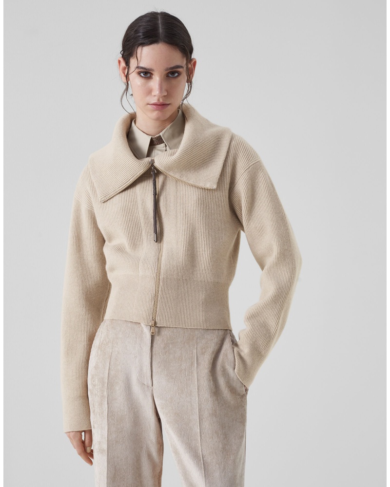 Brunello Cucinelli Damen Strickjacke