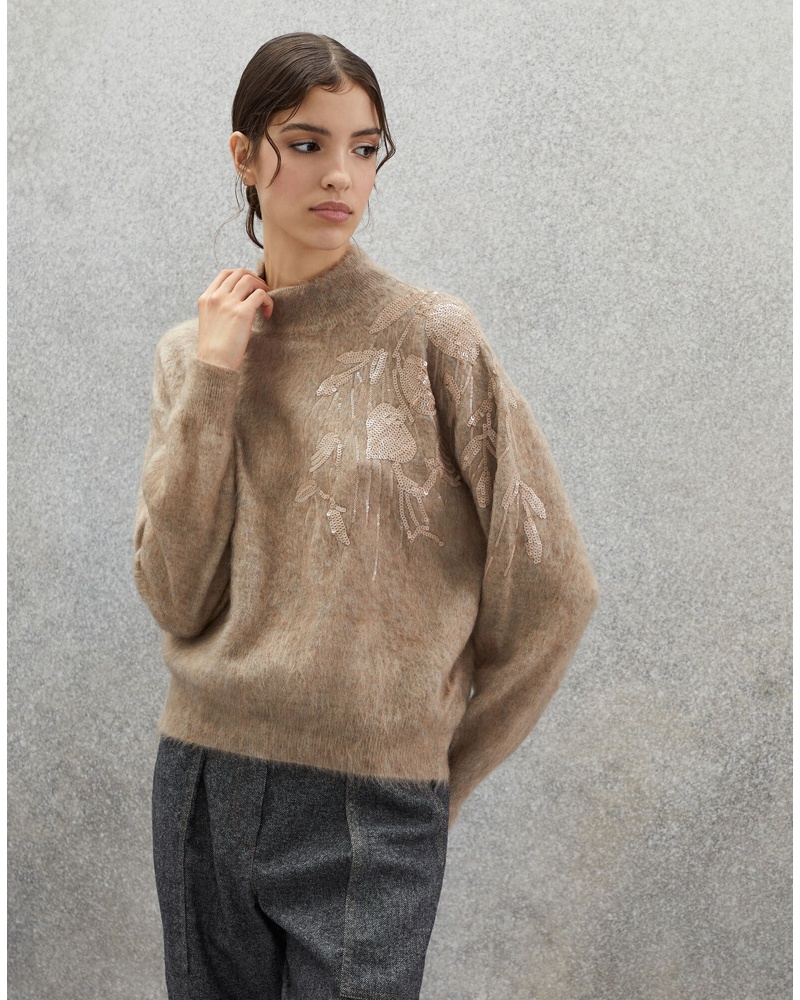 Brunello Cucinelli Damen Rollkragen