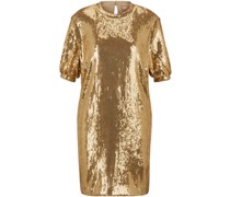Esilca Jersey-Kleid Gold