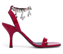 Charm High Heel Sandale Rot