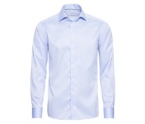 Slim Fit Hemd Blau
