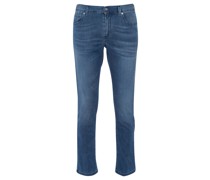 PIPE-Light Tencel Denim Straight Leg Jeans Blau