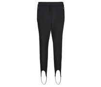 Slim Fit Hose Schwarz