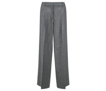 Mira Wide Leg Hose Grau