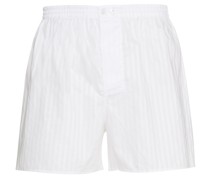 Woven Nightwear Boxershorts Weiß