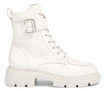 Schnürstiefel Weiß