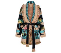 Palm Tree Wollcardigan Mehrfarbig