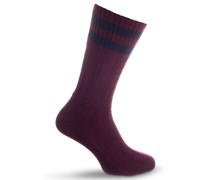 Kaschmir Socken Rot