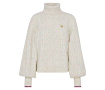 Rollkragenpullover Weiß