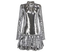 Minikleid Silver
