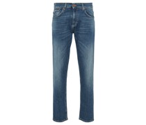 Karl Straight Leg Jeans Blau