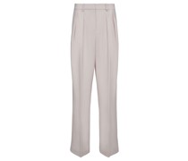 Wide Leg Hose Beige
