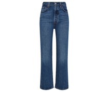 Ribcage Straight Ankle Valley Leg Jeans Blau