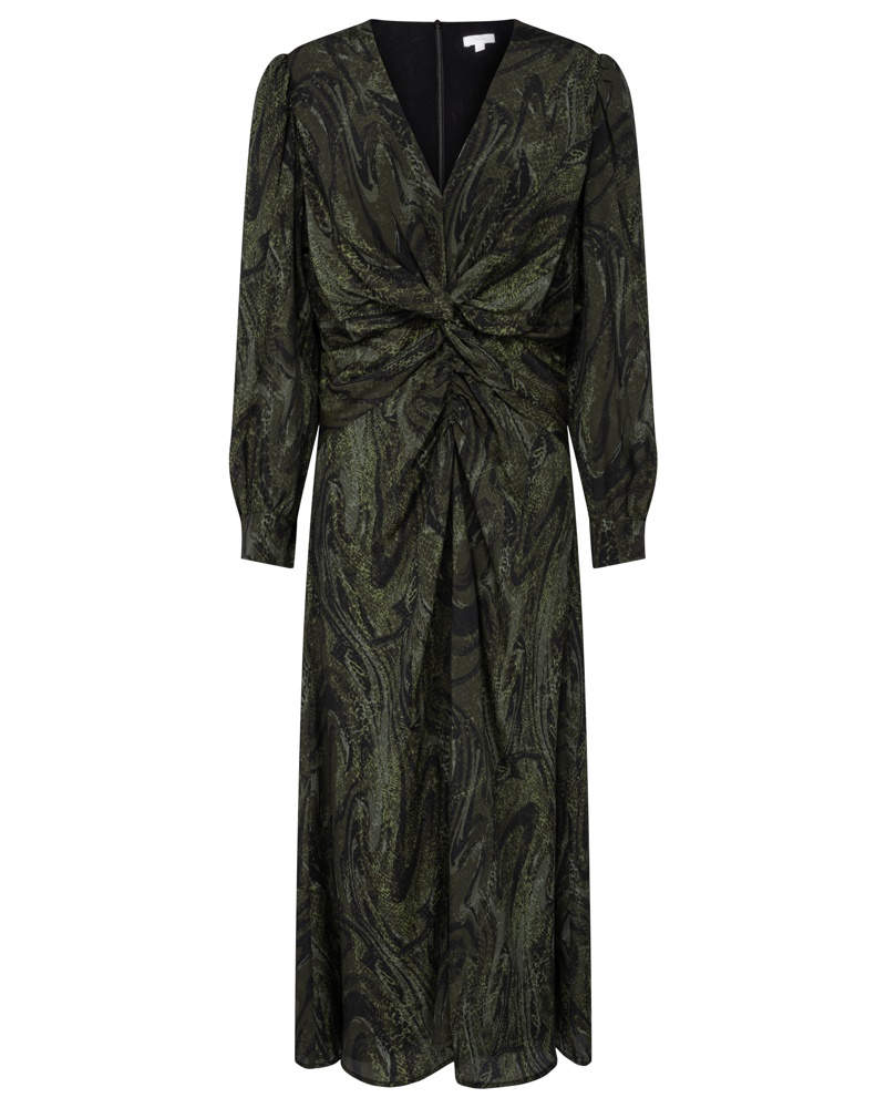 Lala Berlin Damen Dollyne Midikleid Grün