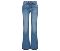 Flared Jeans Blau