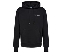 Le Sweatshirt Brode Hoodie Schwarz