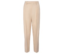 Julie Wide Leg Hose Beige