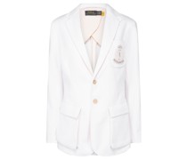 Camel Hair Blazer Weiß