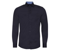 Slim Fit Business-Hemd Blau