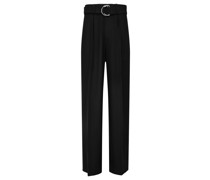Bento Wide Leg Hose Schwarz