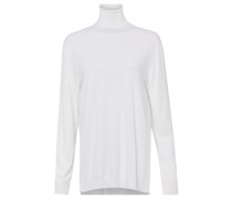 Rollkragenpullover Weiß