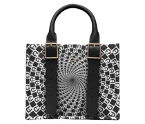 Swirl M Tote Schwarz