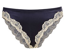 Splendeur Soie Slip Navy