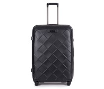 Leather & More Trolley L mit 4 Doppelrollen mattblack_4d61747420426c61636b