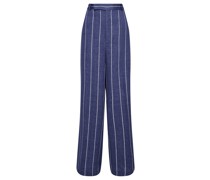Wide Leg Hose Blau