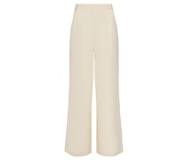 Wide Leg Hose Beige