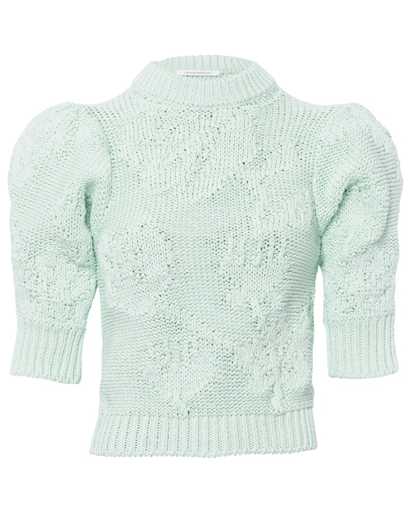 Cecilie Bahnsen Damen Hodaya Top Grün