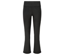 Wide Leg Hose Schwarz