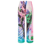 Wide Leg Hose Mehrfarbig