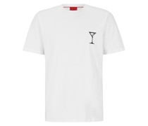 Destive T-Shirt Weiß