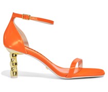 Adela Mid Heel Sandale Orange