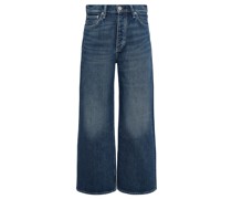 Wide Leg Jeans Blau