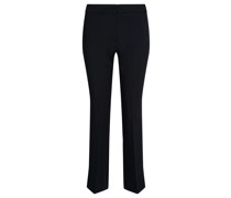 Slim Fit Hose Schwarz
