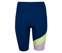 Power High-Waisted 9" Shorts Blau