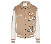 Illusion Varsity Bomberjacke Beige