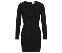 Icon Long Sleeve Minikleid Schwarz