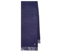 Tricolor Fox Wollschal Navy