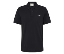 Regular Fit Poloshirt Schwarz