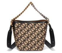 Rafia Handtasche Mehrfarbig